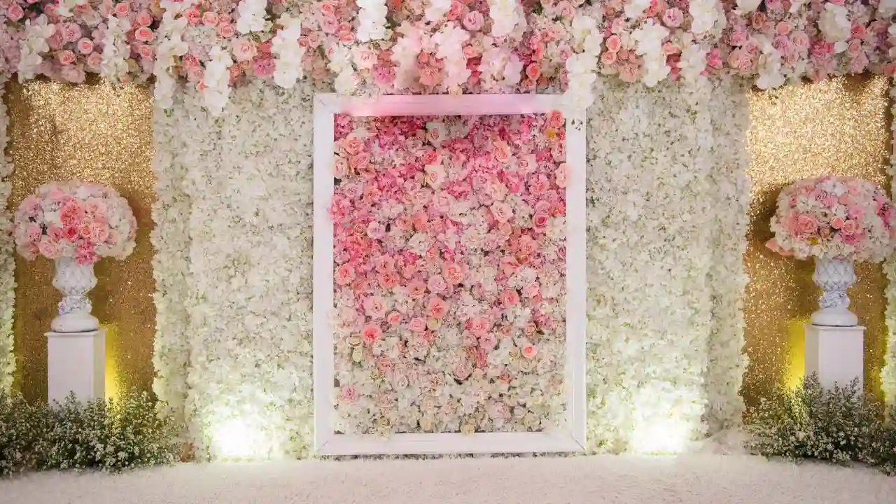 Wedding backdrop decorations
