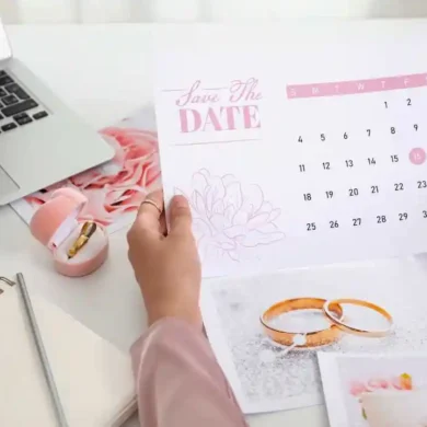 Wedding planning in progress